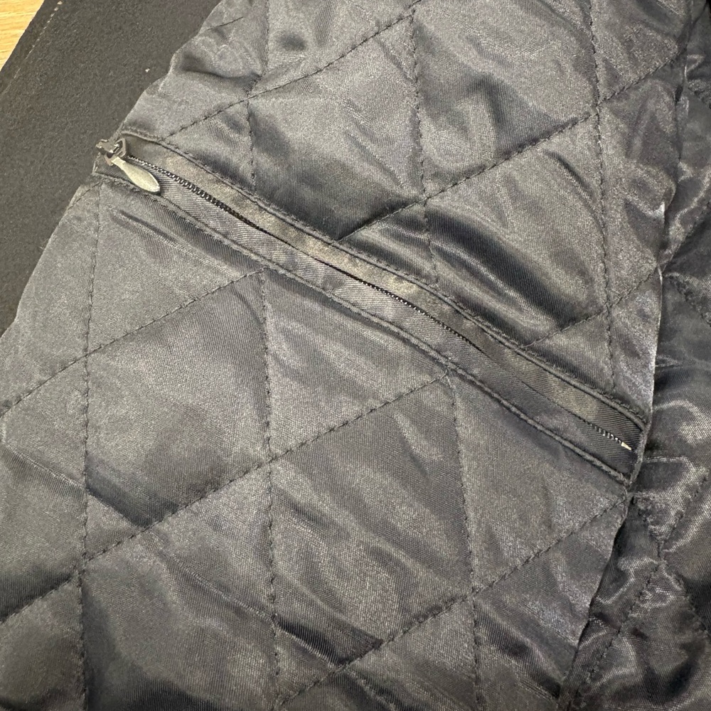 Cardinal of Canada Men's Navy Wool-Blend Car Coat Quiet Luxury Business Office M - Picture 4 of 12